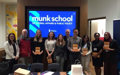 And The Winner Is: Elisa is a judge at the Munk School’s Hult Case Competition